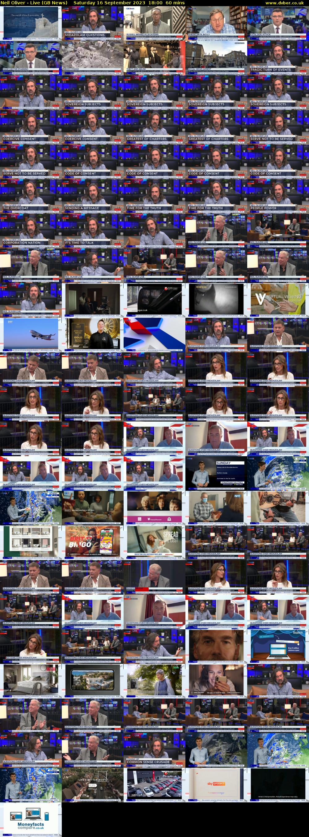 Neil Oliver - Live (GB News) Saturday 16 September 2023 18:00 - 19:00