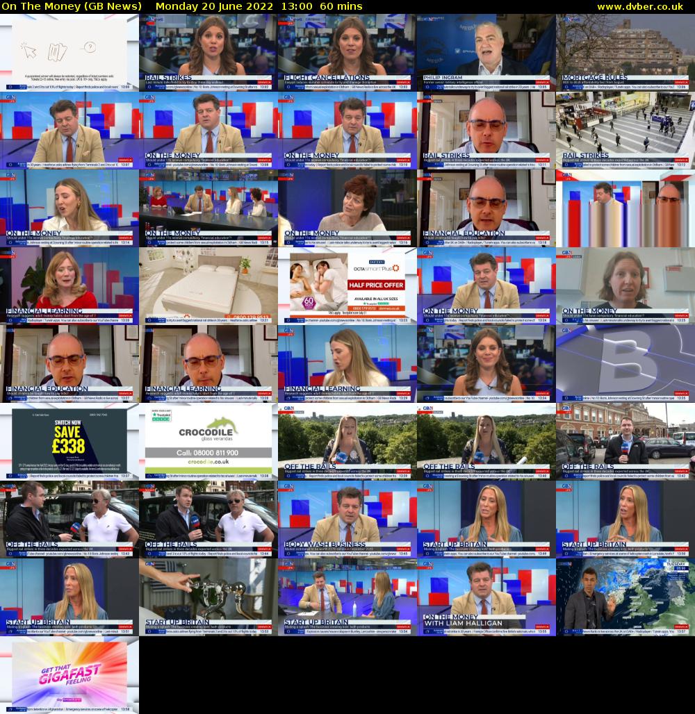 On The Money (GB News) Monday 20 June 2022 13:00 - 14:00