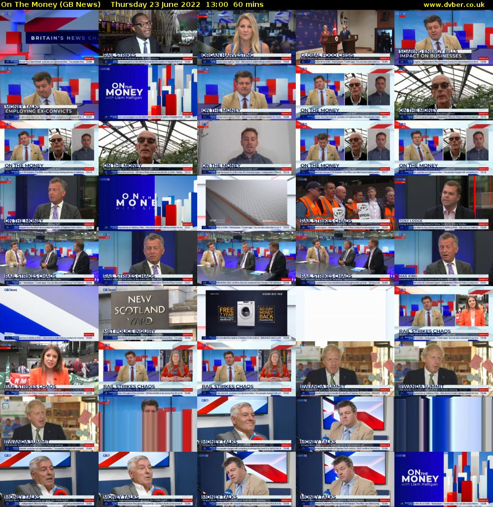On The Money (GB News) Thursday 23 June 2022 13:00 - 14:00