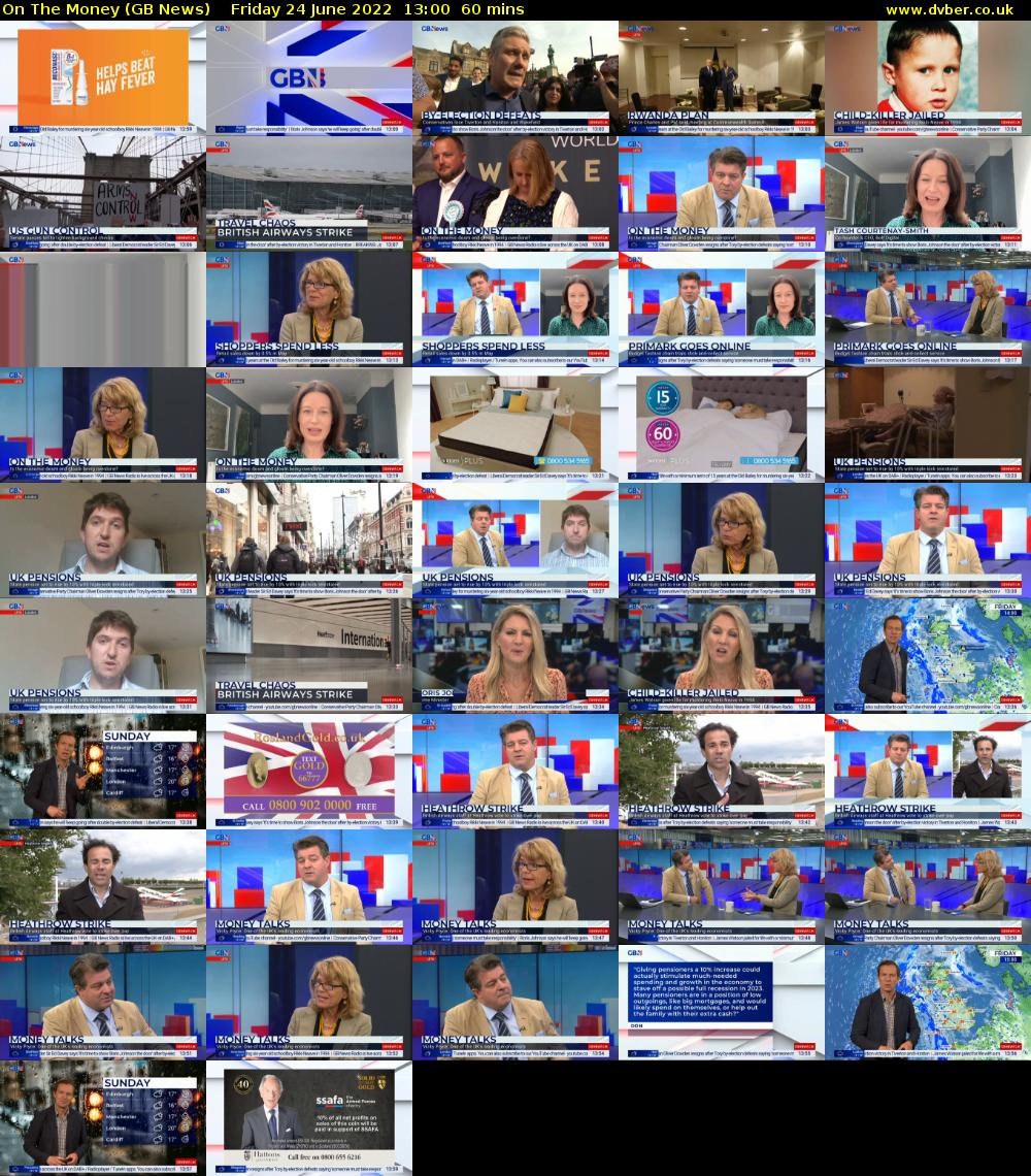 On The Money (GB News) Friday 24 June 2022 13:00 - 14:00