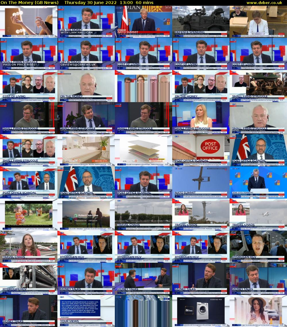 On The Money (GB News) Thursday 30 June 2022 13:00 - 14:00