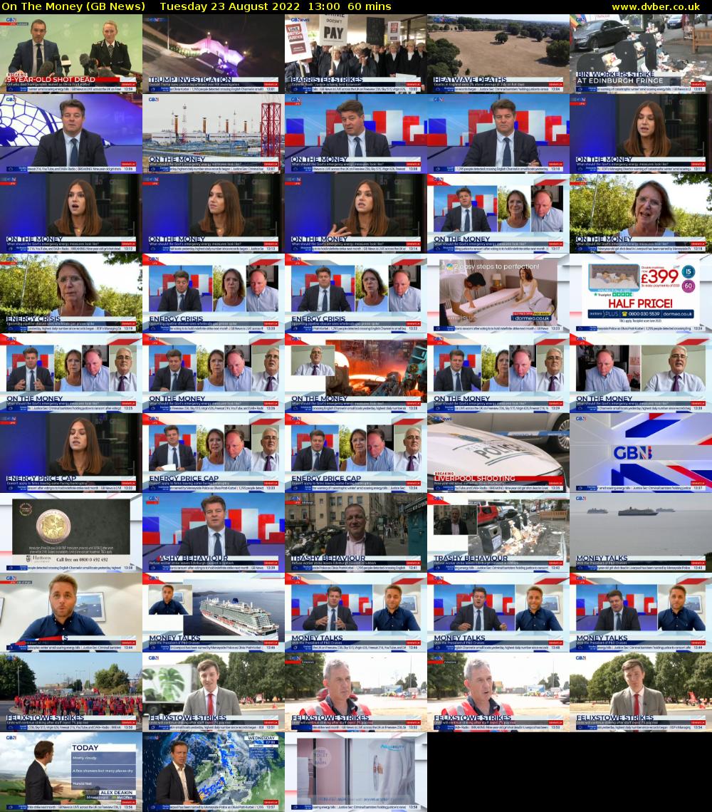 On The Money (GB News) Tuesday 23 August 2022 13:00 - 14:00