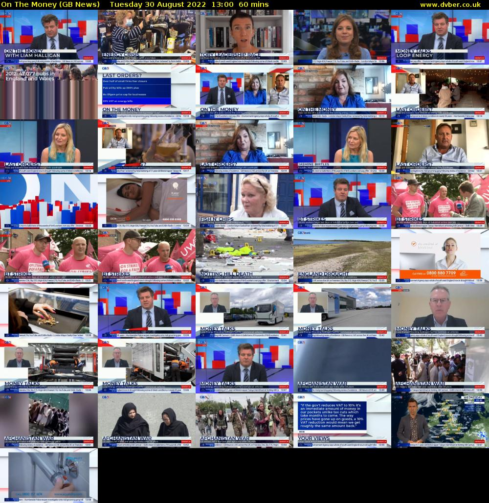 On The Money (GB News) Tuesday 30 August 2022 13:00 - 14:00