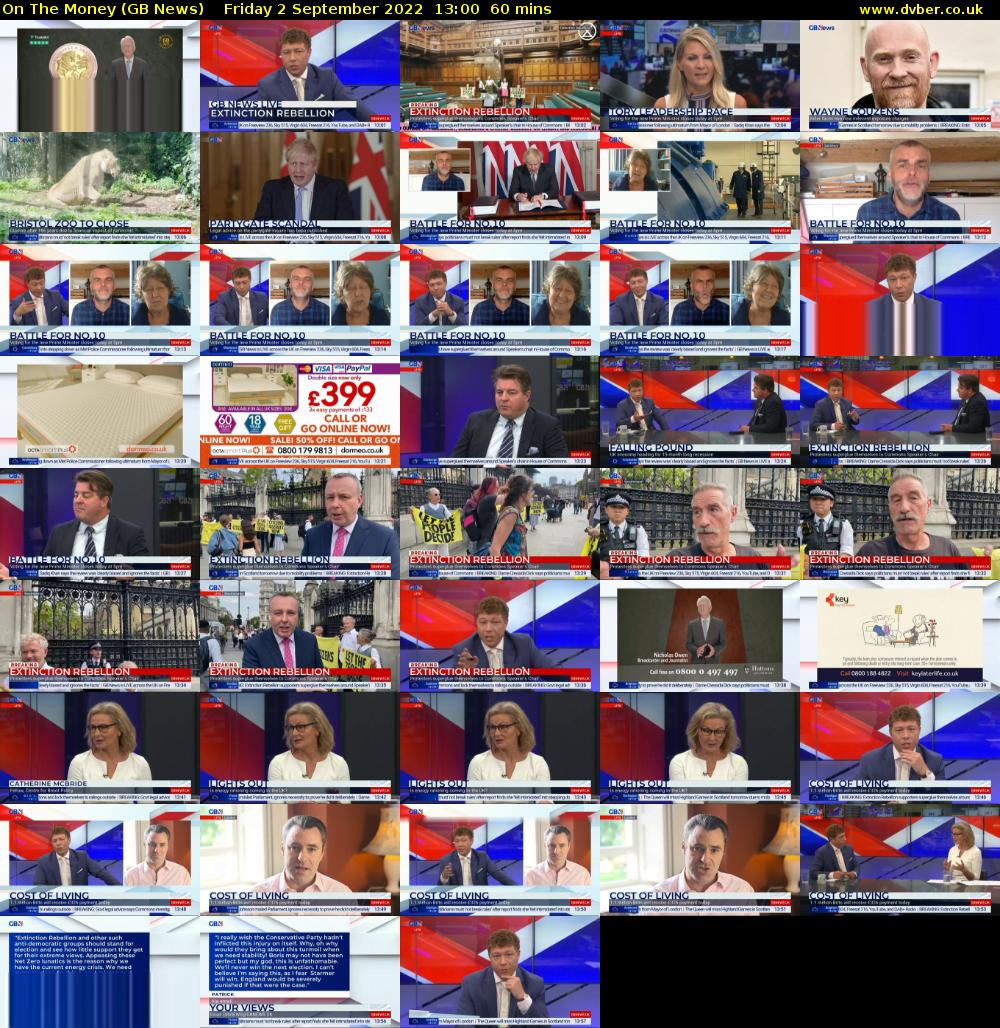On The Money (GB News) Friday 2 September 2022 13:00 - 14:00