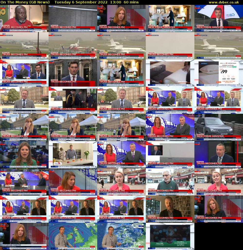On The Money (GB News) Tuesday 6 September 2022 13:00 - 14:00