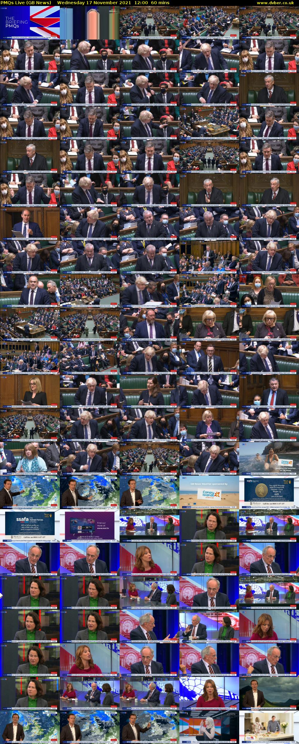 PMQs Live (GB News) Wednesday 17 November 2021 12:00 - 13:00