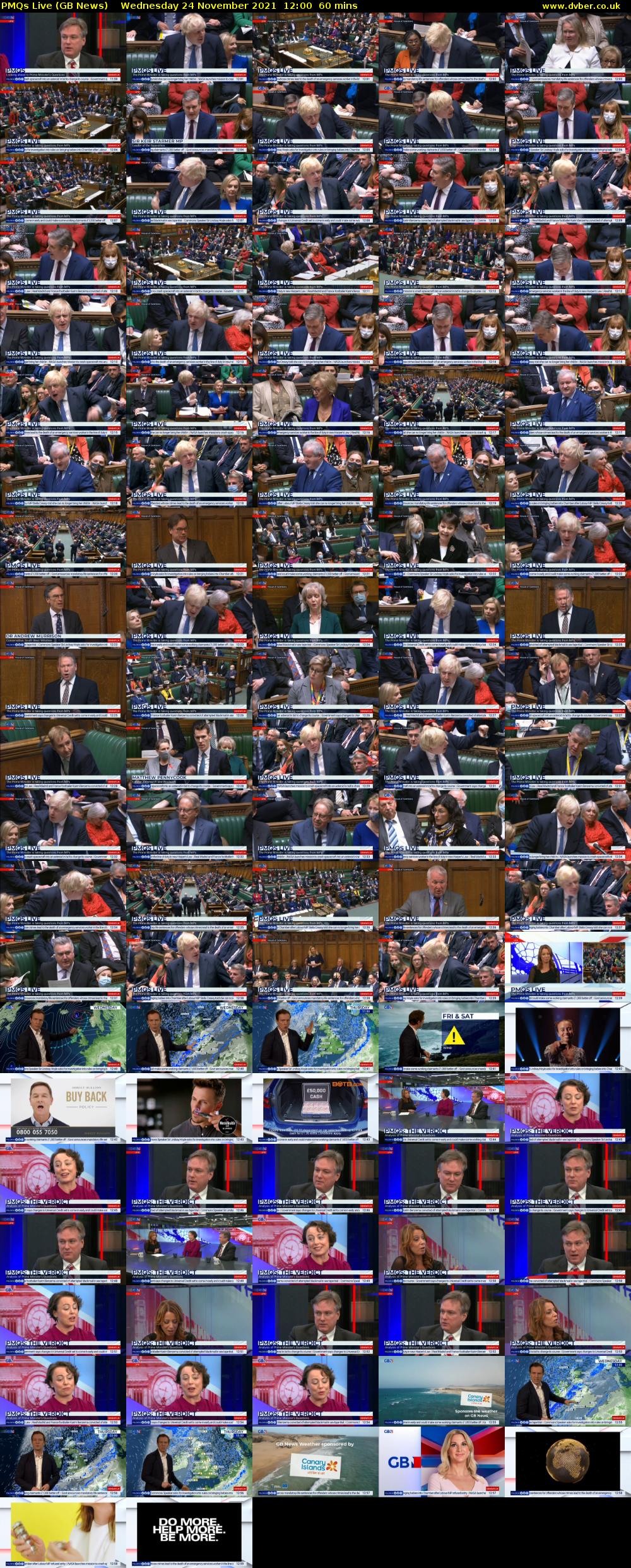 PMQs Live (GB News) Wednesday 24 November 2021 12:00 - 13:00