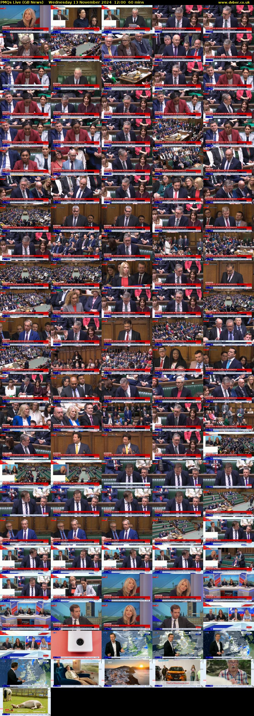 PMQs Live (GB News) Wednesday 13 November 2024 12:00 - 13:00
