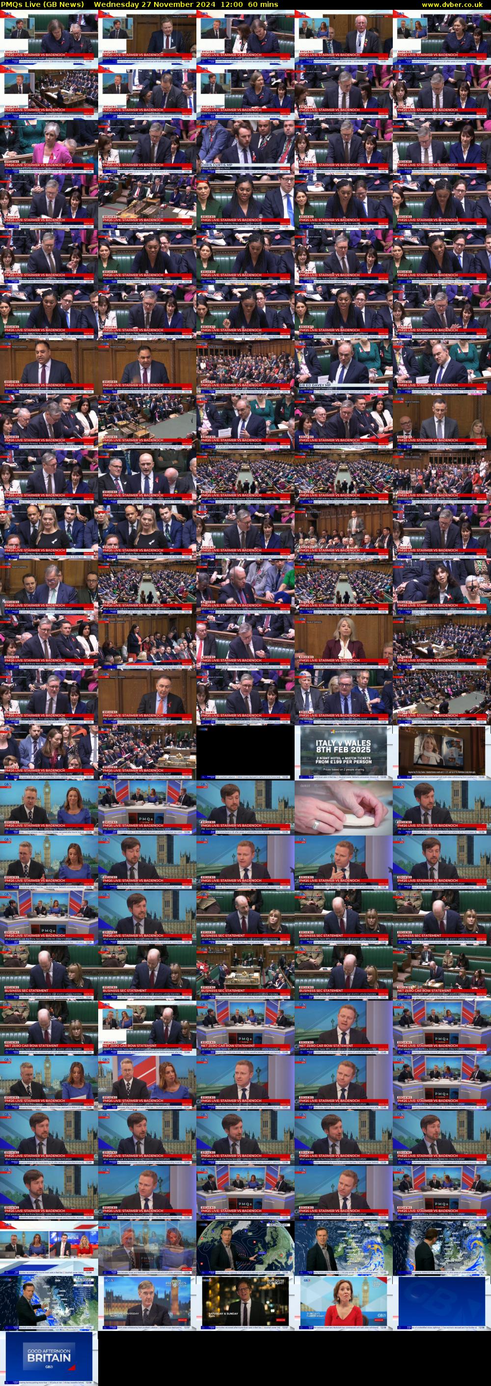 PMQs Live (GB News) Wednesday 27 November 2024 12:00 - 13:00