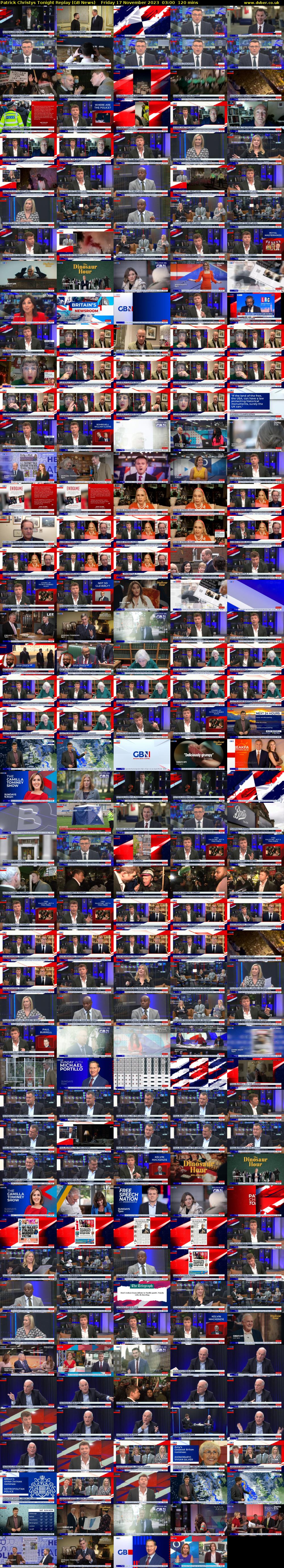 Patrick Christys Tonight Replay (GB News) Friday 17 November 2023 03:00 - 05:00