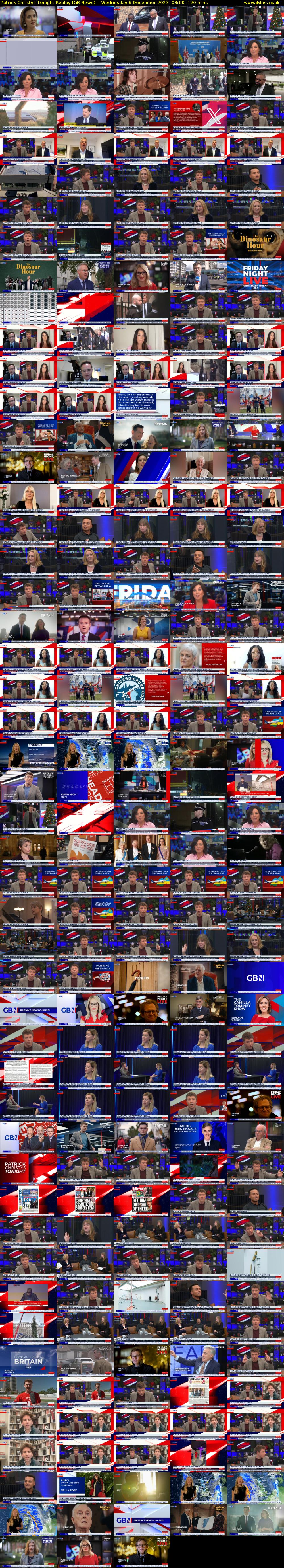 Patrick Christys Tonight Replay (GB News) Wednesday 6 December 2023 03:00 - 05:00