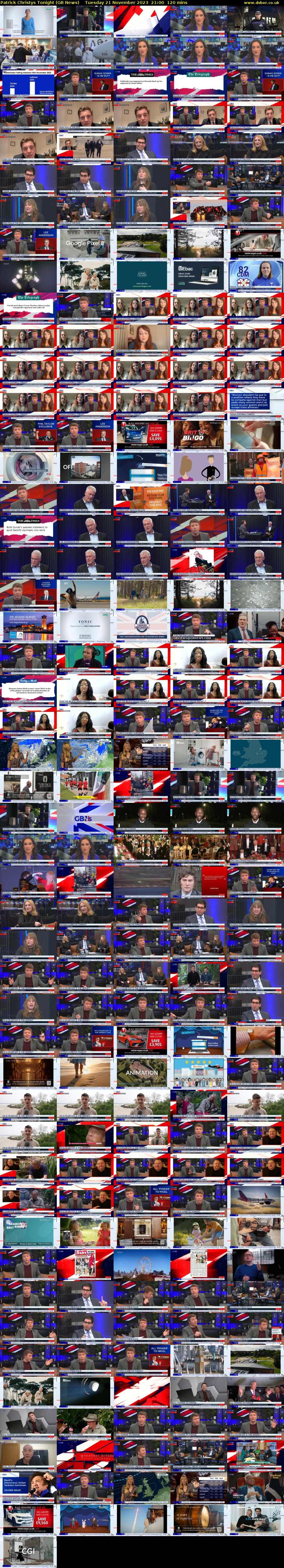 Patrick Christys Tonight (GB News) Tuesday 21 November 2023 21:00 - 23:00