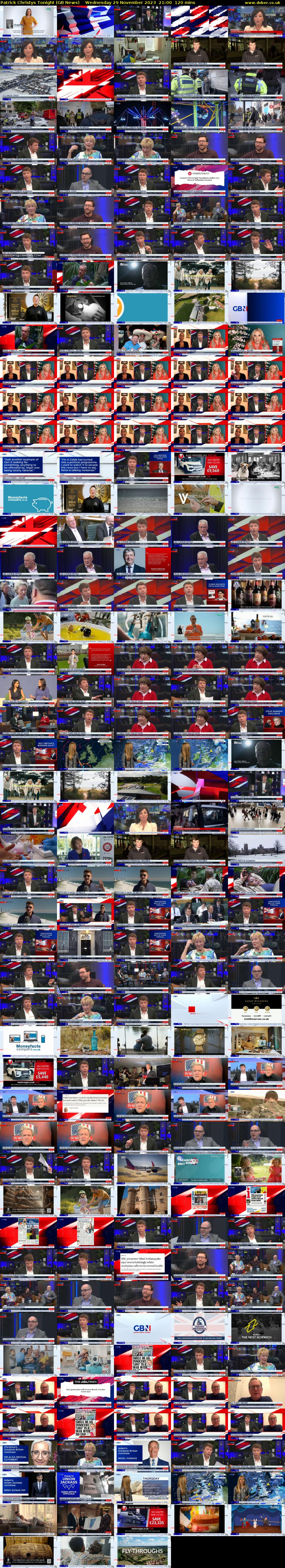 Patrick Christys Tonight (GB News) Wednesday 29 November 2023 21:00 - 23:00