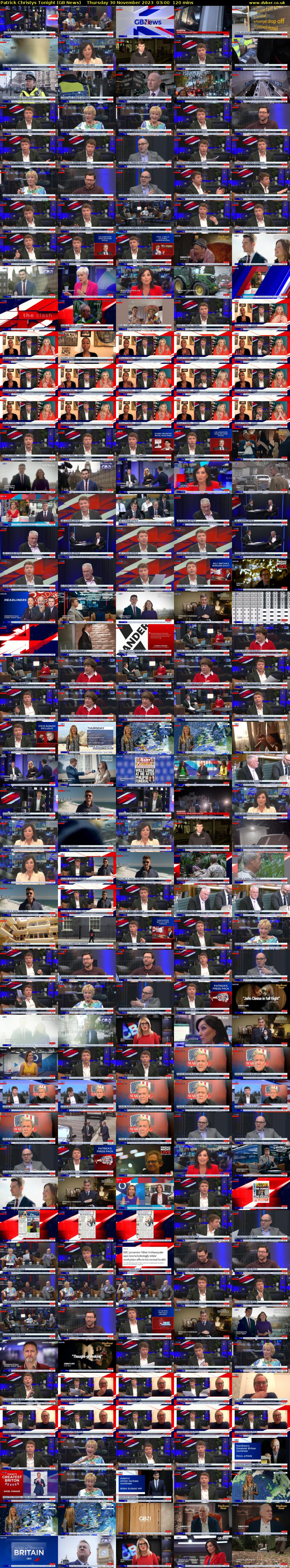 Patrick Christys Tonight (GB News) Thursday 30 November 2023 03:00 - 05:00