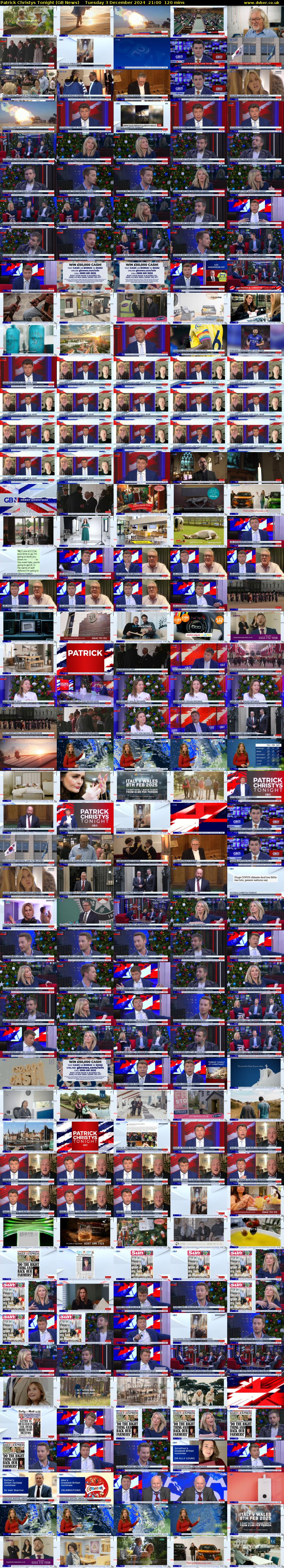 Patrick Christys Tonight (GB News) Tuesday 3 December 2024 21:00 - 23:00