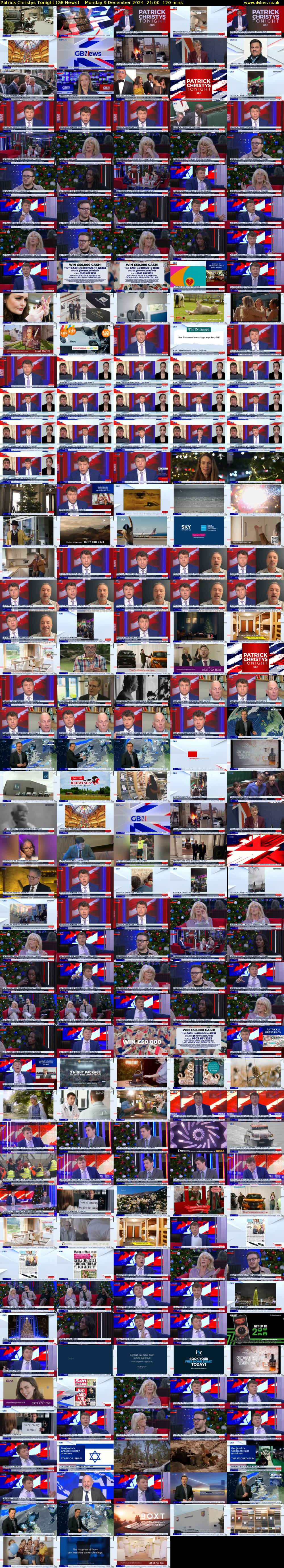 Patrick Christys Tonight (GB News) Monday 9 December 2024 21:00 - 23:00