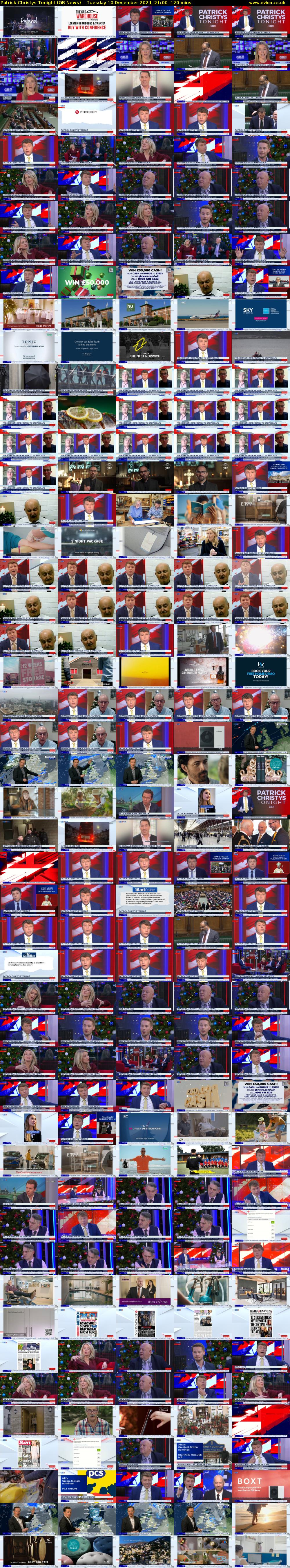 Patrick Christys Tonight (GB News) Tuesday 10 December 2024 21:00 - 23:00