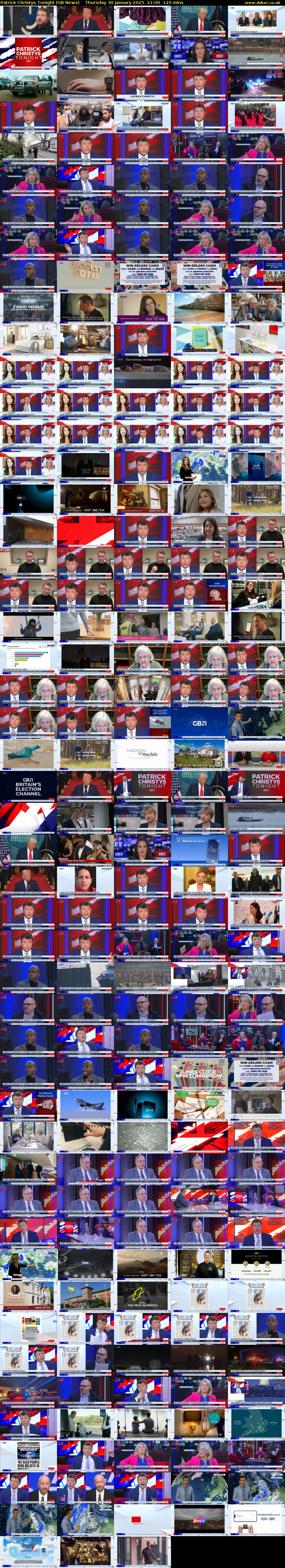 Patrick Christys Tonight (GB News) Thursday 30 January 2025 21:00 - 23:00