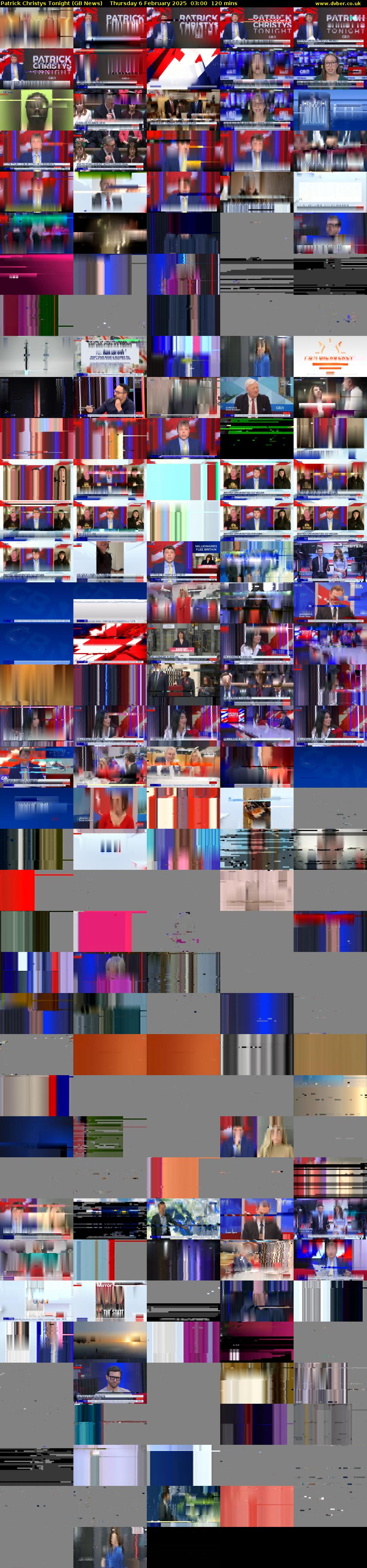Patrick Christys Tonight (GB News) Thursday 6 February 2025 03:00 - 05:00