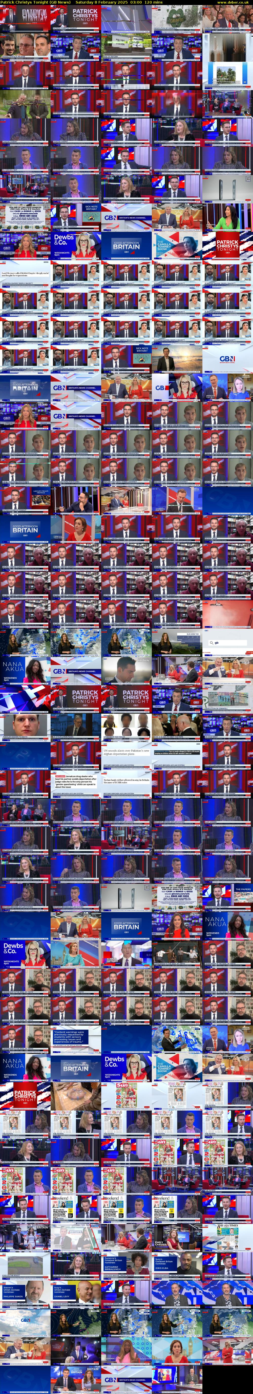 Patrick Christys Tonight (GB News) Saturday 8 February 2025 03:00 - 05:00