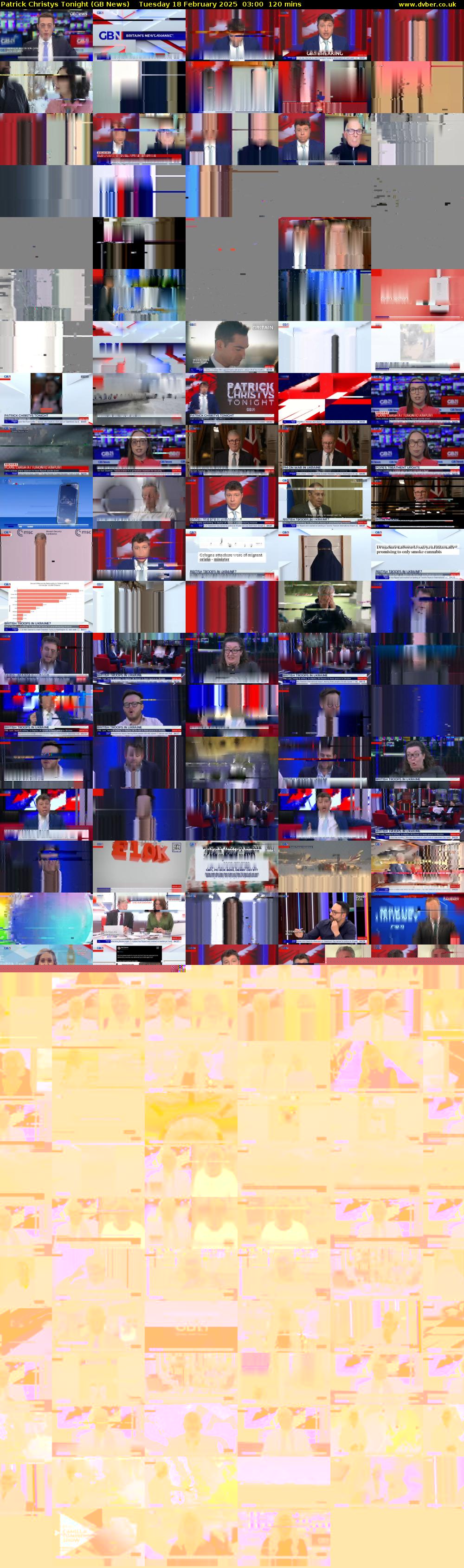 Patrick Christys Tonight (GB News) Tuesday 18 February 2025 03:00 - 05:00