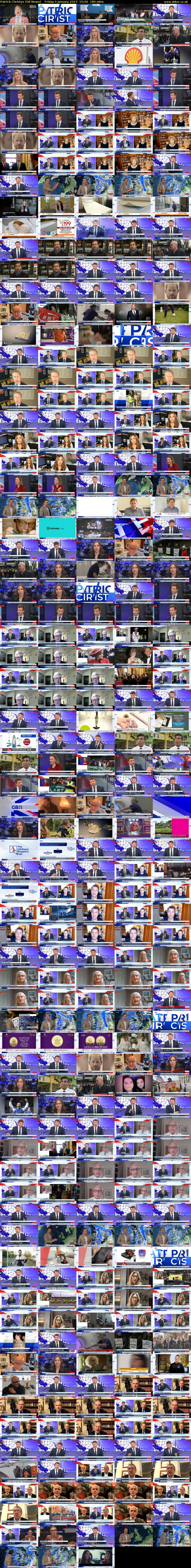 Patrick Christys (GB News) Friday 6 January 2023 15:00 - 18:00