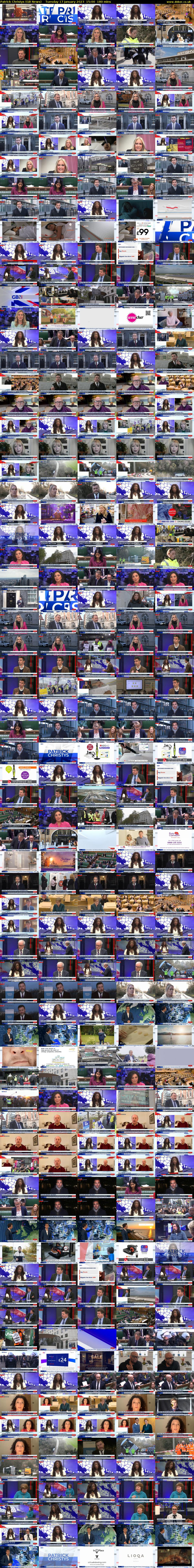 Patrick Christys (GB News) Tuesday 17 January 2023 15:00 - 18:00