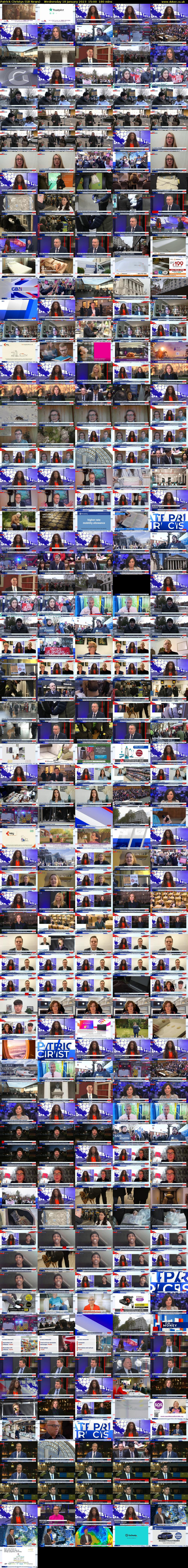 Patrick Christys (GB News) Wednesday 18 January 2023 15:00 - 18:00