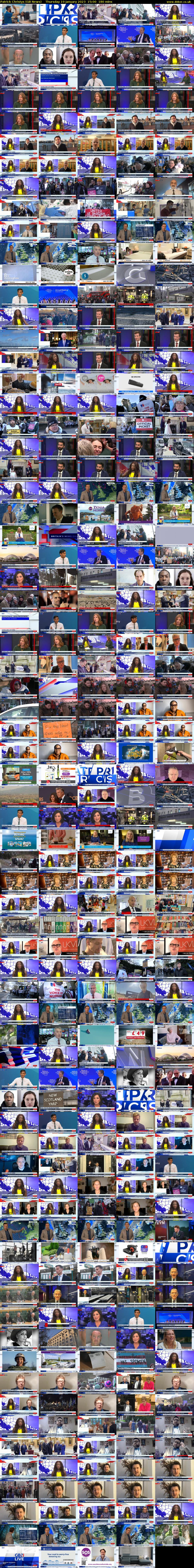 Patrick Christys (GB News) Thursday 19 January 2023 15:00 - 18:00