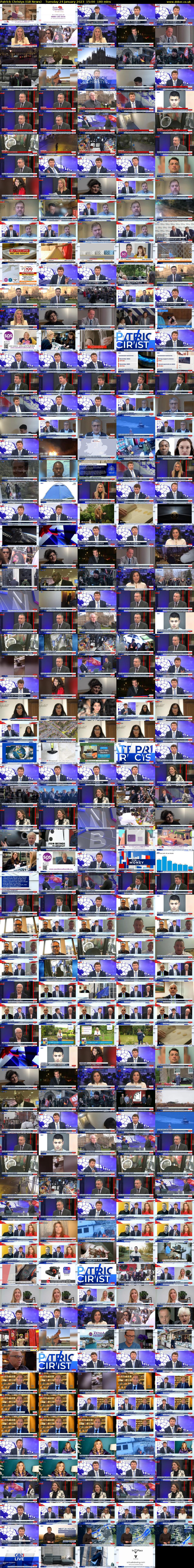 Patrick Christys (GB News) Tuesday 24 January 2023 15:00 - 18:00