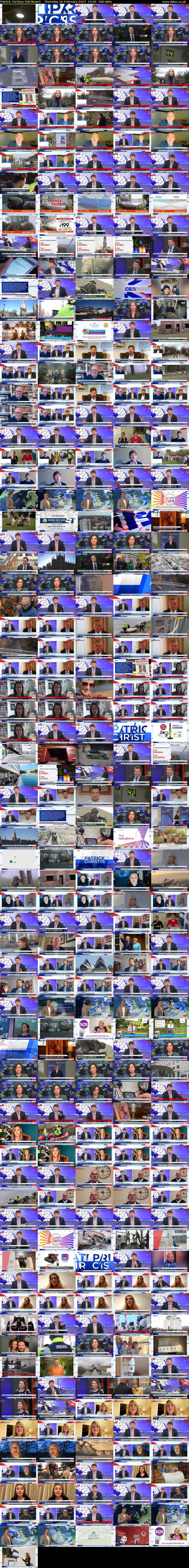 Patrick Christys (GB News) Thursday 16 February 2023 15:00 - 18:00