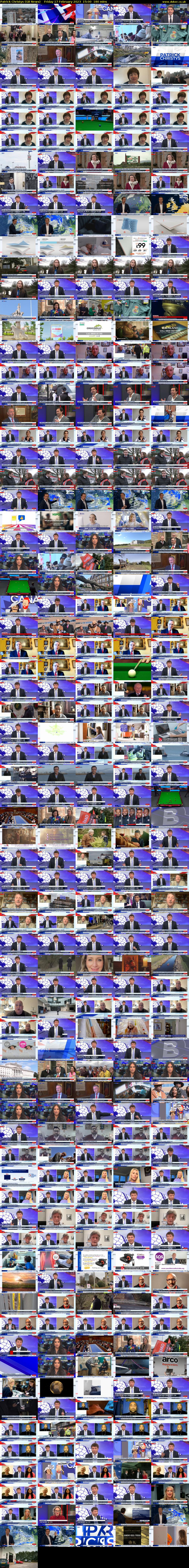 Patrick Christys (GB News) Friday 17 February 2023 15:00 - 18:00