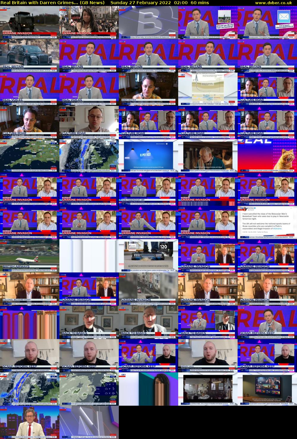 Real Britain with Darren Grimes... (GB News) Sunday 27 February 2022 02:00 - 03:00