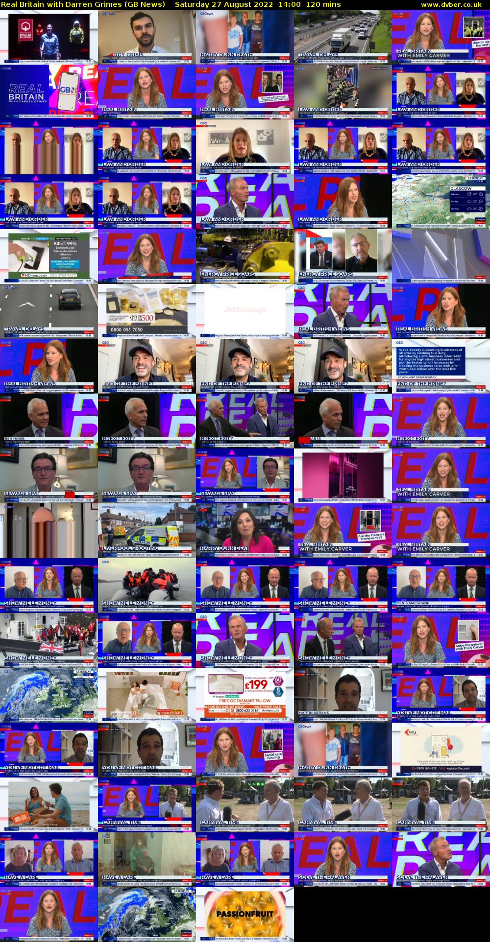 Real Britain with Darren Grimes (GB News) Saturday 27 August 2022 14:00 - 16:00