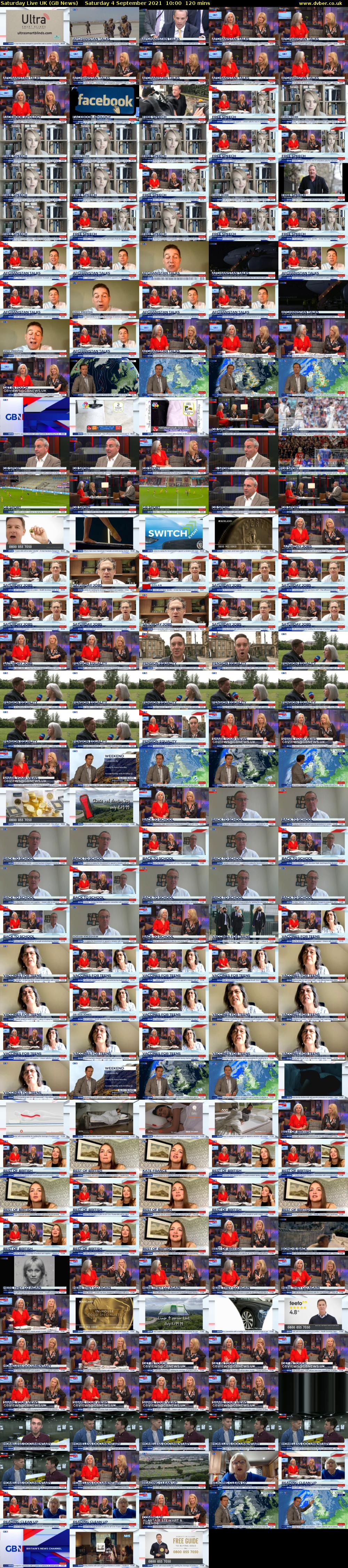 Saturday Live UK (GB News) Saturday 4 September 2021 10:00 - 12:00