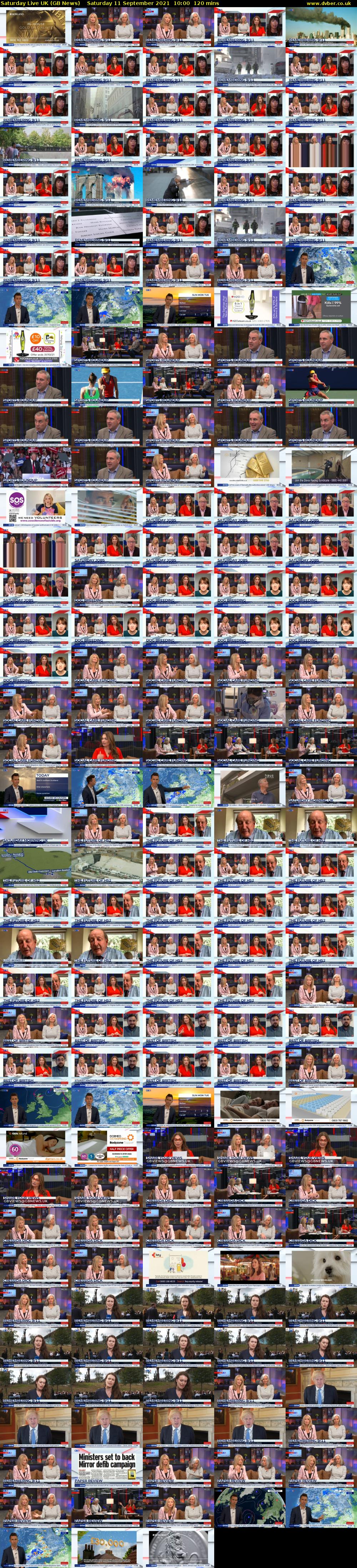 Saturday Live UK (GB News) Saturday 11 September 2021 10:00 - 12:00