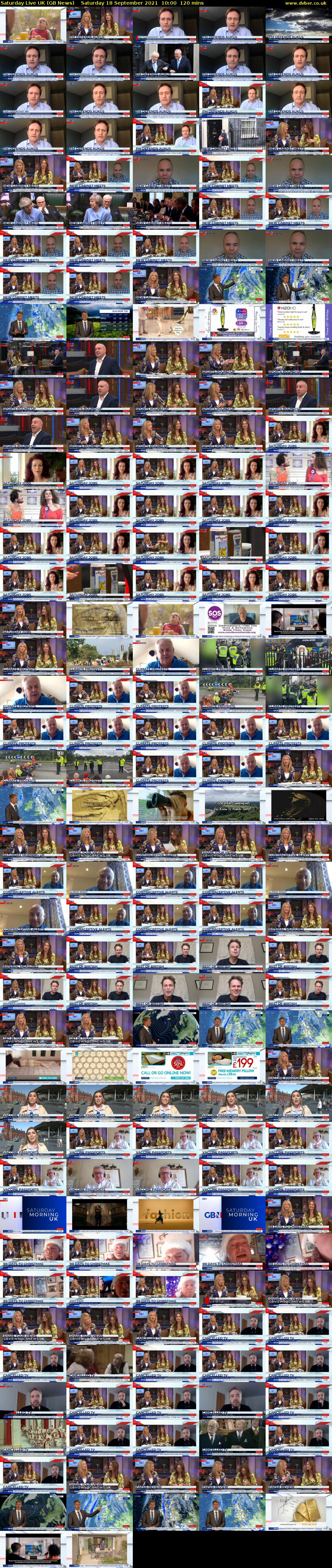 Saturday Live UK (GB News) Saturday 18 September 2021 10:00 - 12:00