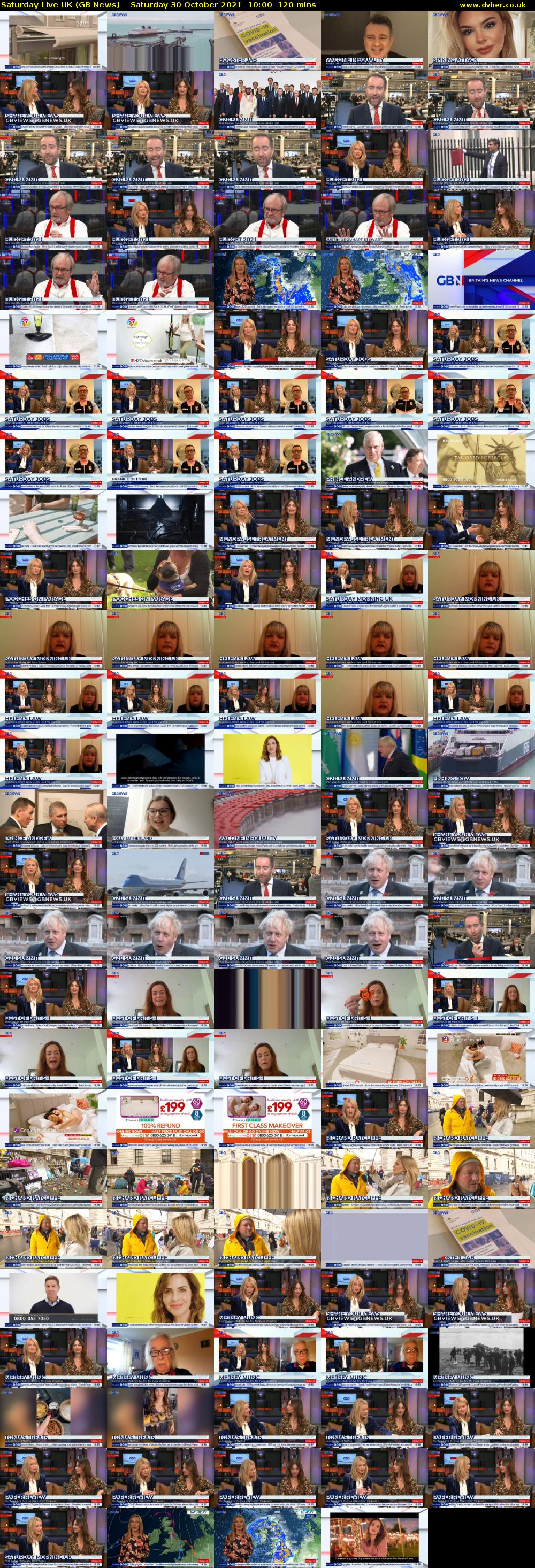 Saturday Live UK (GB News) Saturday 30 October 2021 10:00 - 12:00