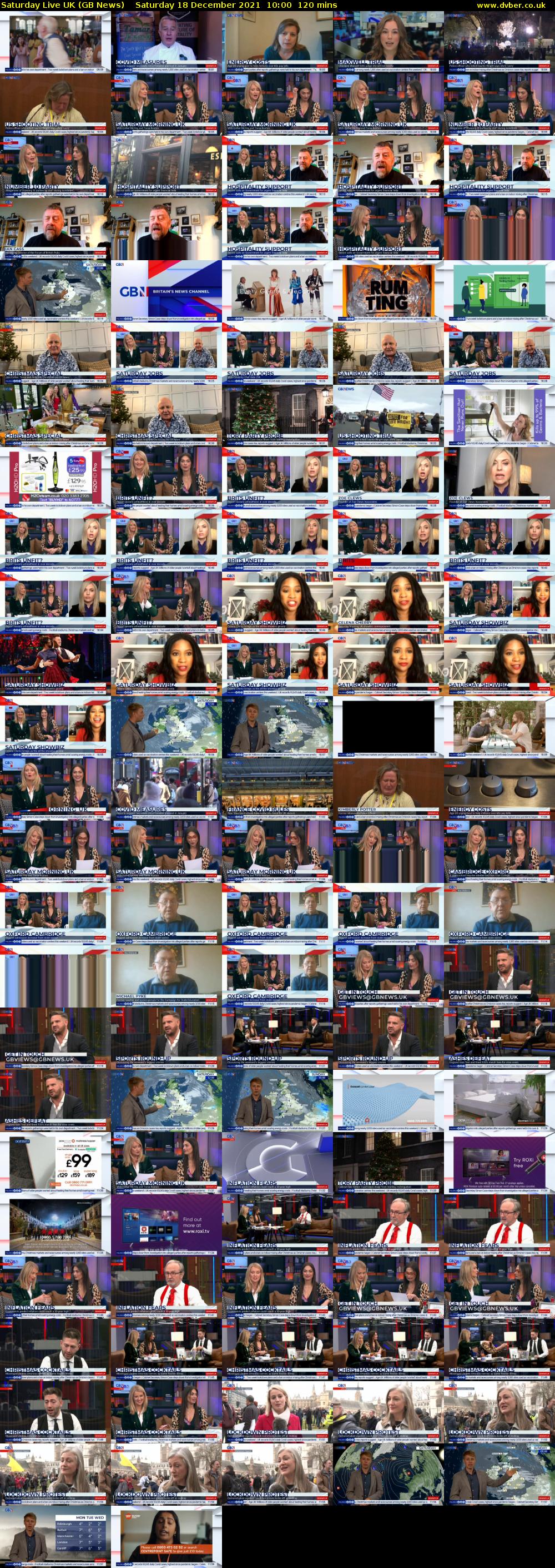Saturday Live UK (GB News) Saturday 18 December 2021 10:00 - 12:00