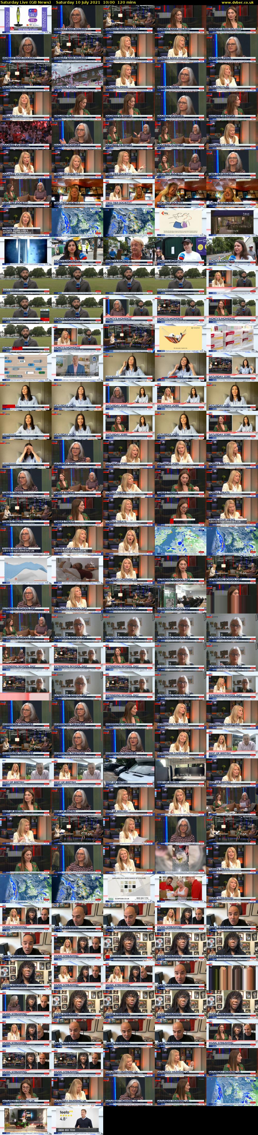 Saturday Live (GB News) Saturday 10 July 2021 10:00 - 12:00