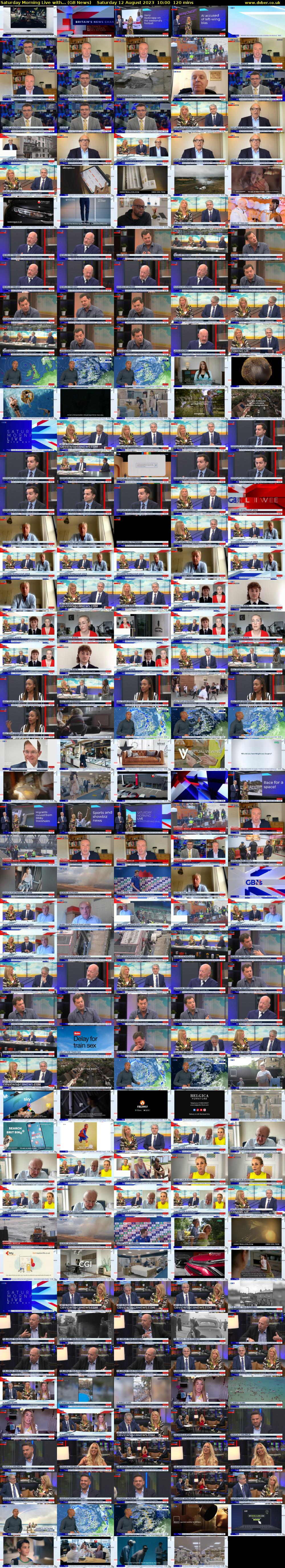 Saturday Morning Live with... (GB News) Saturday 12 August 2023 10:00 - 12:00