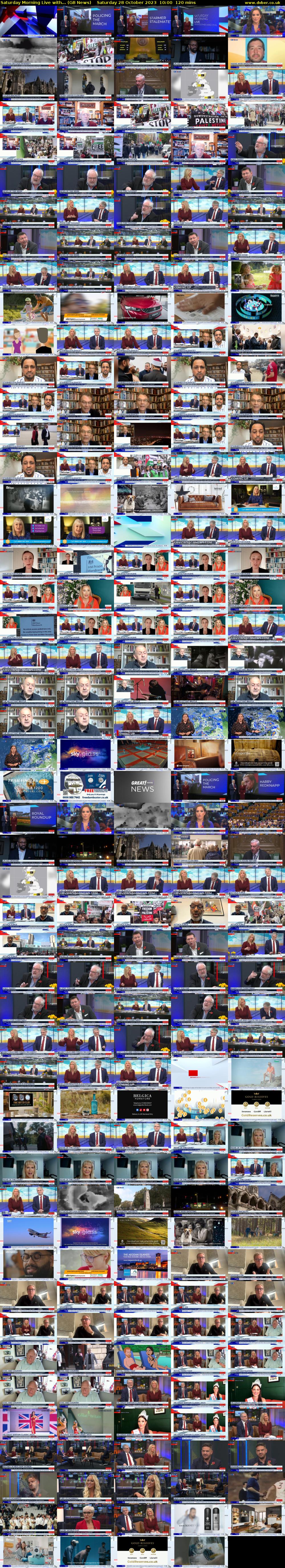 Saturday Morning Live with... (GB News) Saturday 28 October 2023 10:00 - 12:00