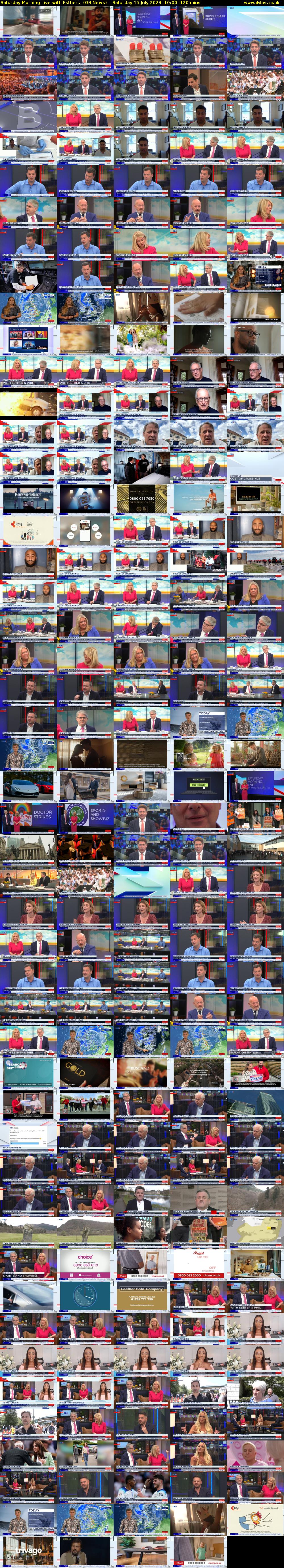 Saturday Morning Live with Esther... (GB News) Saturday 15 July 2023 10:00 - 12:00
