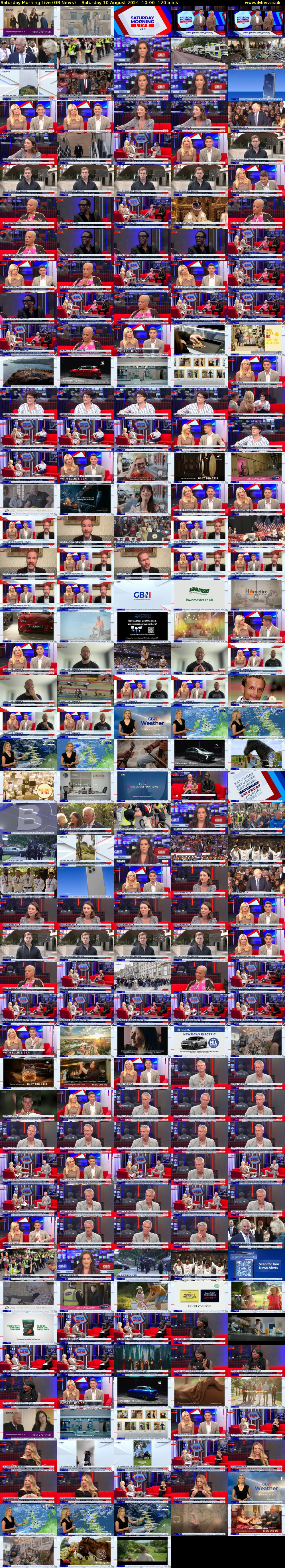 Saturday Morning Live (GB News) Saturday 10 August 2024 10:00 - 12:00