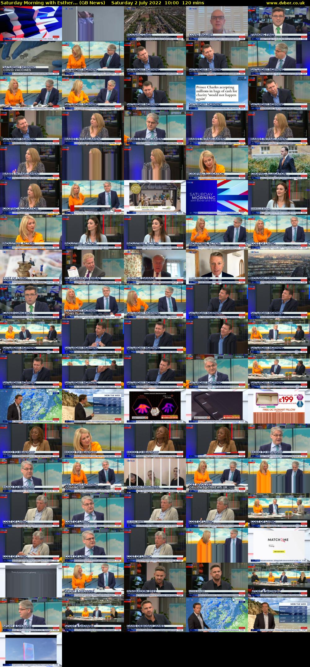 Saturday Morning with Esther... (GB News) Saturday 2 July 2022 10:00 - 12:00