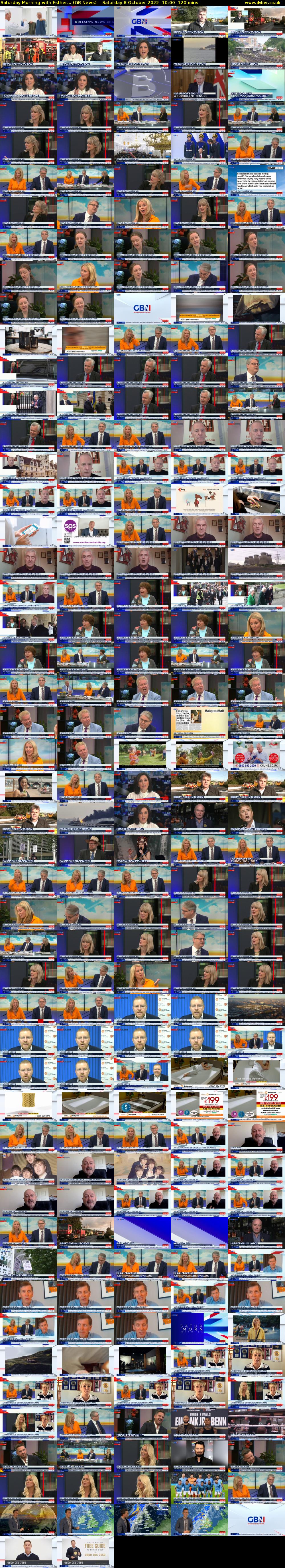 Saturday Morning with Esther... (GB News) Saturday 8 October 2022 10:00 - 12:00