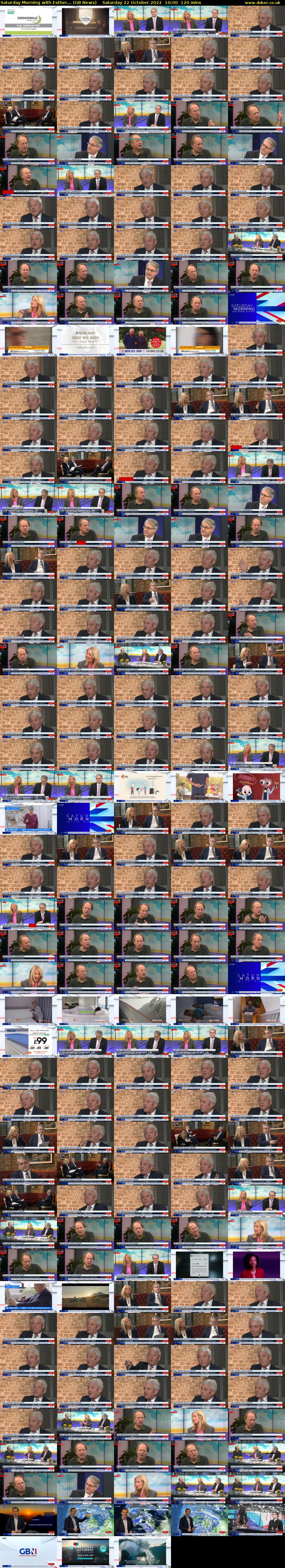 Saturday Morning with Esther... (GB News) Saturday 22 October 2022 10:00 - 12:00