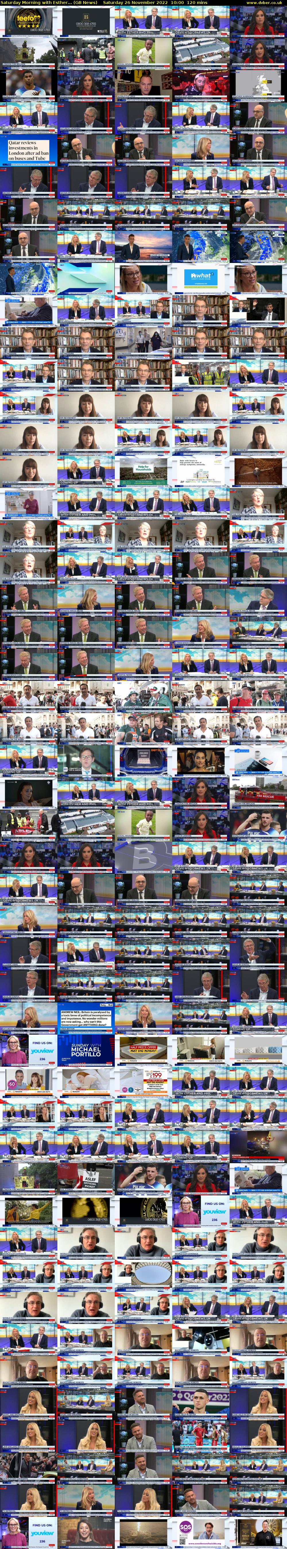Saturday Morning with Esther... (GB News) Saturday 26 November 2022 10:00 - 12:00