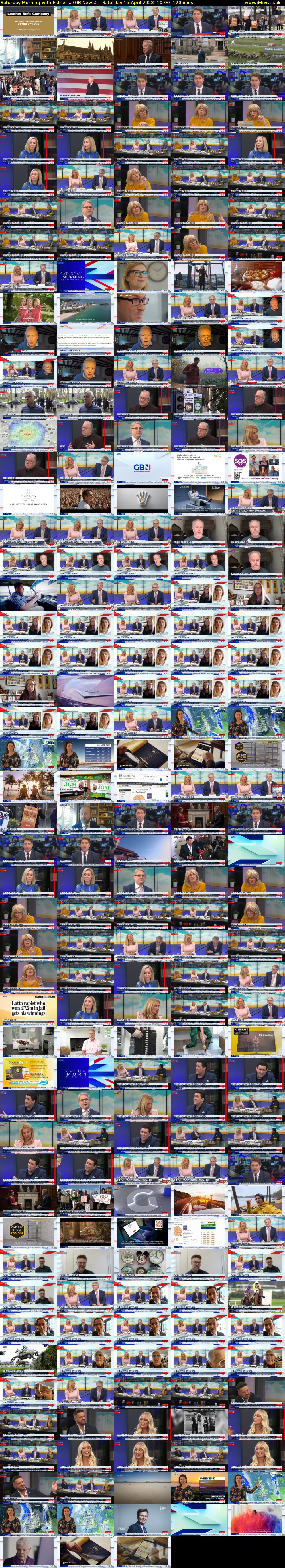 Saturday Morning with Esther... (GB News) Saturday 15 April 2023 10:00 - 12:00