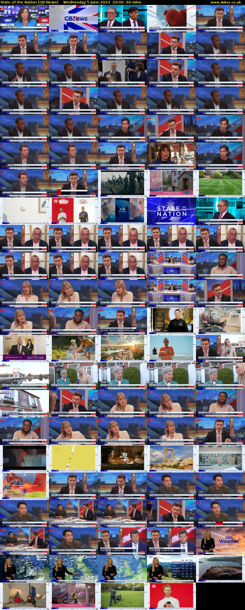 State of the Nation (GB News) Wednesday 5 June 2024 20:00 - 21:00